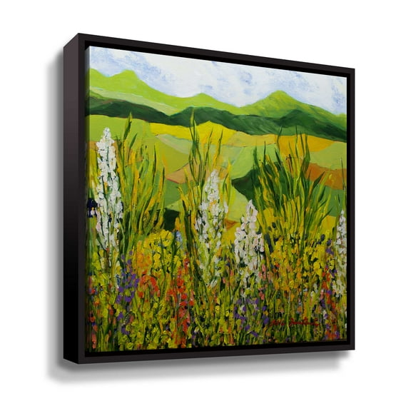 Artwall Best Place in the World, Gallery Wrapped Floater-framed Canvas by Allan Friedlander