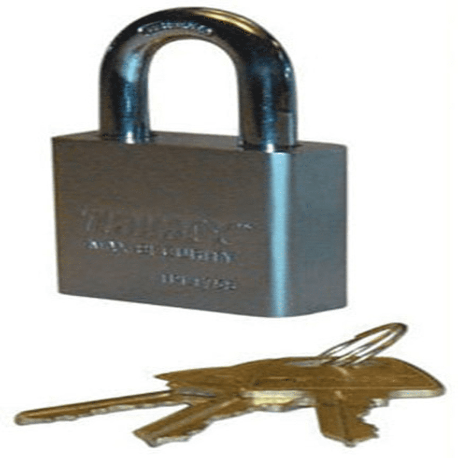 Trimax TPL275L Square Hardened 50mm Solid Steel Padlock 2.25" x 10mm
