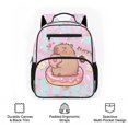 thumbnail image 6 of Jeiento Cute Capybara Preschool Toddler Backpack 13.5 Inch, Donut Outdoor Travel Bag, Shoulder Bag for Little Kids All Day Wearing, 6 of 7