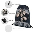 thumbnail image 4 of One Direction Drawstring Backpack Water Resistant String Bag Sackpack Cinch for Sports, Gym, Travel, Swimming, Yoga, Beach, 4 of 8