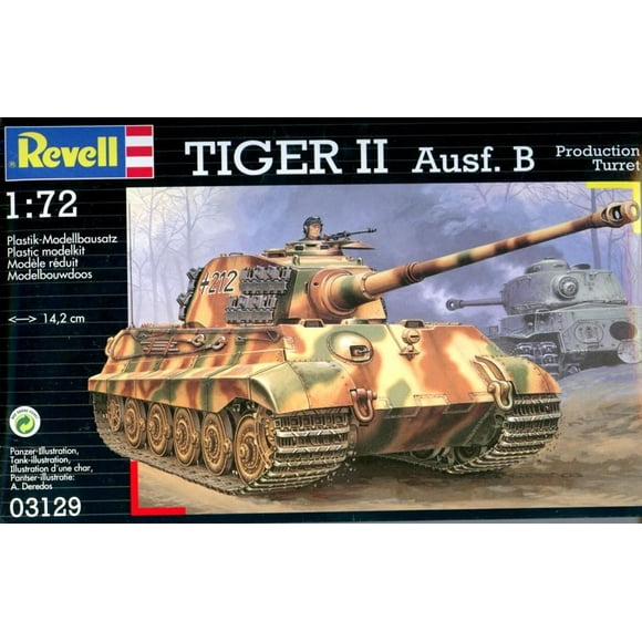 Tiger II Ausf. B (03129) 1:72 Scale Tank Plastic Model Kit