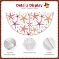 thumbnail image 3 of Disketp Starfish 1 Christmas Tree Skirt, Christmas Tree Decorations, Christmas Decor, Tree Mat Decoration(30-48IN)-48", 3 of 6