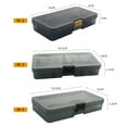 thumbnail image 2 of Plastic Fishing Tackle Box Fishing Lure Storage Case Fishing Bait Storage Organizer, 2 of 8