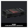 CRAFTSMAN V20 DualPort Battery Charger with LED Charge Indicator