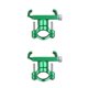 thumbnail image 4 of Naiovety Soporte para teléfono Material de Protector para teléfonos Soporte para teléfonos Instalación práctica Tipos de Verde 2piezas, 4 of 6