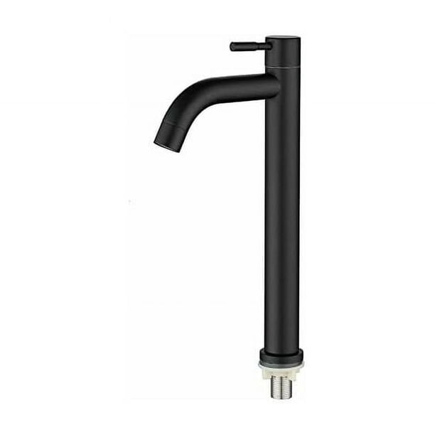 Grifo para lavabo de baño de estilo retro elegante, construcción de latón macizo que garantiza calidad y durabilidad, funcionamiento con una sola manija para un fácil control de temperatura