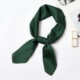 thumbnail image 2 of Weikingp Scarf for Women Small Scarf Retro Small Silk Scarf Scarf Decoration Simpled Wind Small Scarf Seadscarf Women 70*70Cm Neck Scarf Warm Scarf () Army Green Polyester, 2 of 6