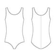 thumbnail image 2 of Bloch Dance Women's Faire Microlux Tank Leotard, Aubergine, Small, 2 of 3