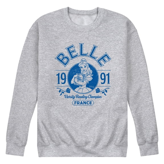 Disney - Belle Collegiate - Men's Crew Fleece Sweatshirt