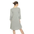 thumbnail image 3 of White Mark Robe Évasée à Encolure Croisée pour Femme, 3 of 6