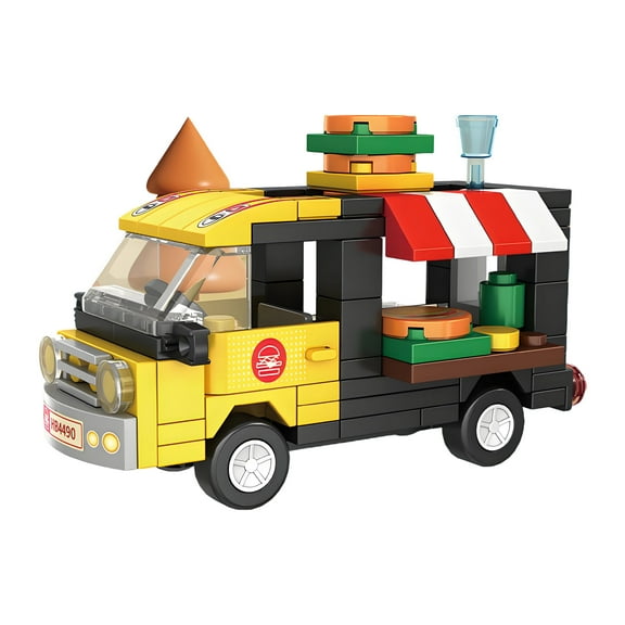 BESTSKY Toy Cars,Medium Catering Truck Car Toys,Detachable and Assembled Toy Car,Style1