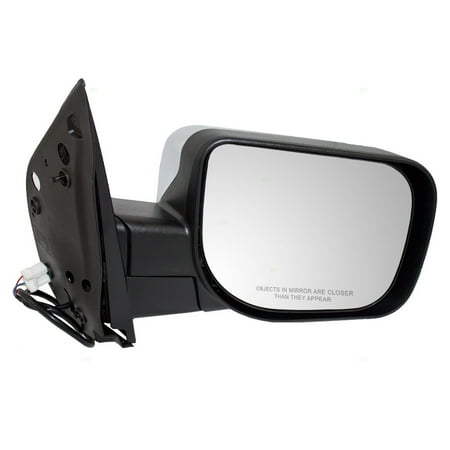 - Passengers Power Side View Mirror w/ Chrome Cover Replacement for Infiniti QX56 Nissan Armada Titan Pickup 96301-ZR20A