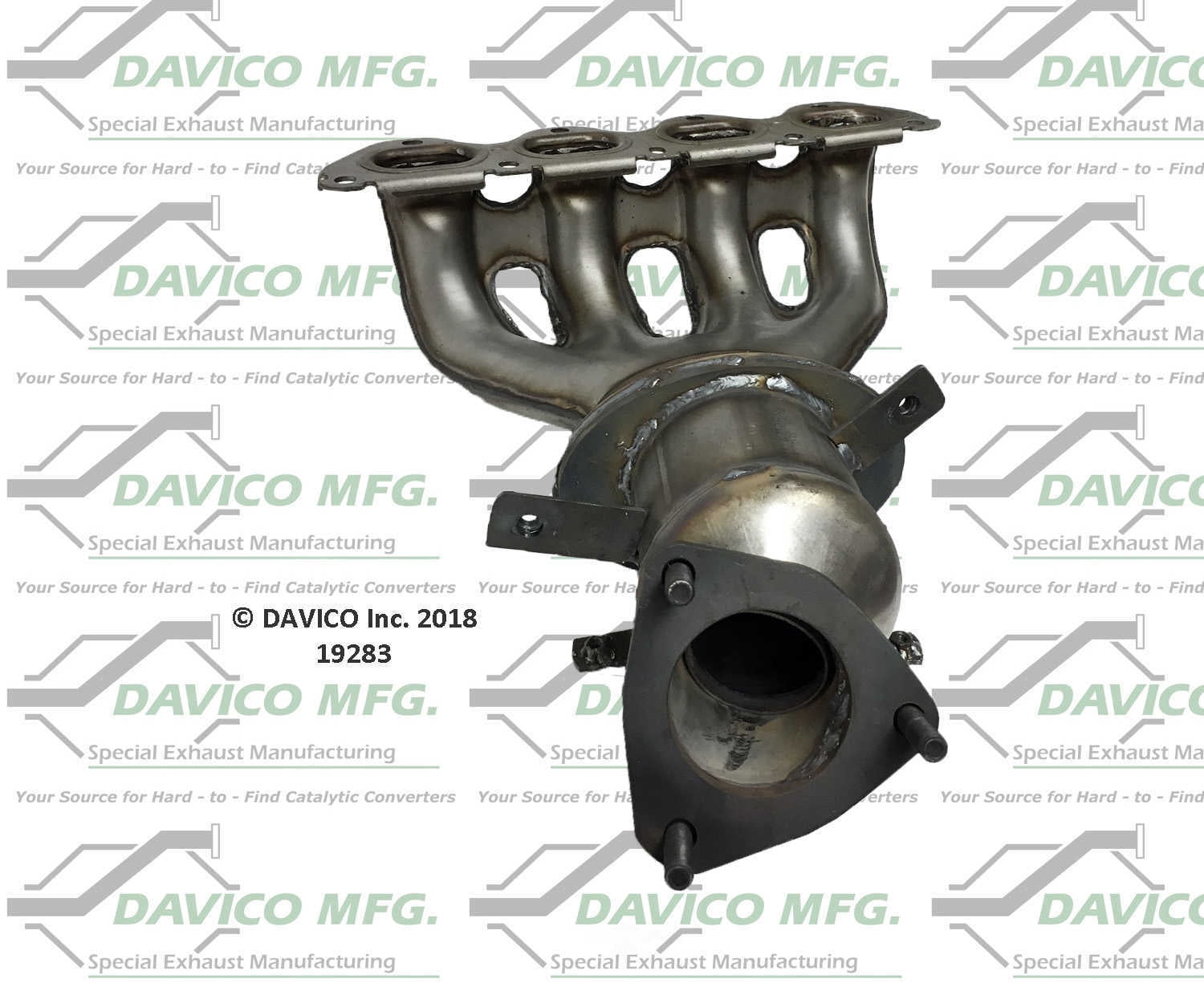 Davico Mfg 19283 Direct-Fit Catalytic Converter - Manifold