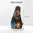 thumbnail image 2 of Lsque Squirrel Sleeping In Tree Pattern Cross Chest Bag Diagonally – Premium Durable Front Chest Sling with Adjustable Padded Strap, High-Capacity Storage, 2 of 8