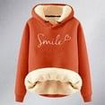 thumbnail image 4 of XINXIAOO Womens Hoodies Long Sleeve Pullover Sweatshirt Unisex Hoodie Orange Hoodies Winter Clothes for Women Women's Clothes, 4 of 4