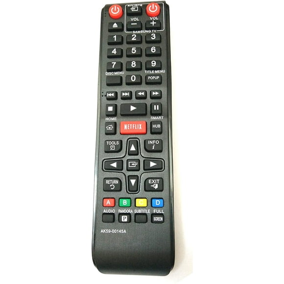 Universal Remote for Samsung Blu-Ray DVD Player BD-E5700 BD-E5300 BD-H6500 AK59-0015A AK5900145A
