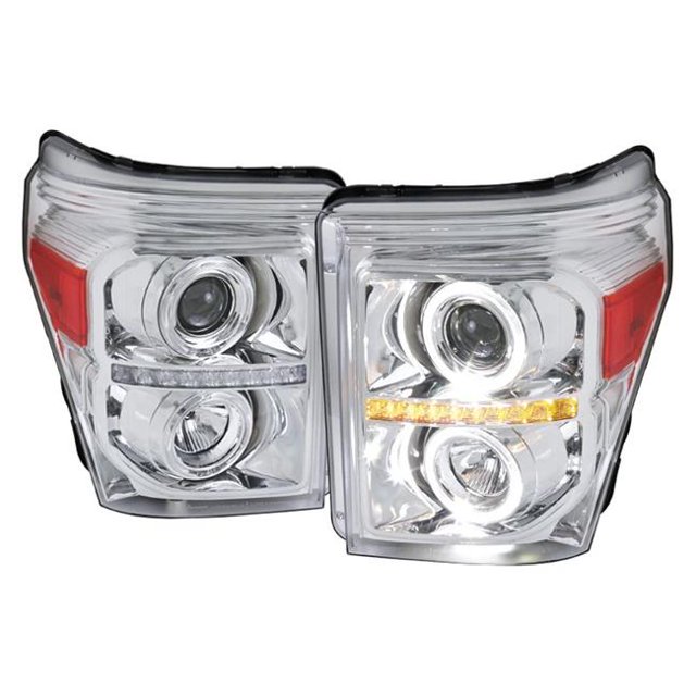 Spec D Tuning 2LHP-F25011-RS Projecteur pour Ford F250 2011-2016 - Chrome