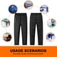thumbnail image 5 of Pantalones Calefactores Inteligentes Ten Zone Calor Invierno Pantalones Sherpa Con Calefacción Eléctrica USB para Hombres (4XL), 5 of 9