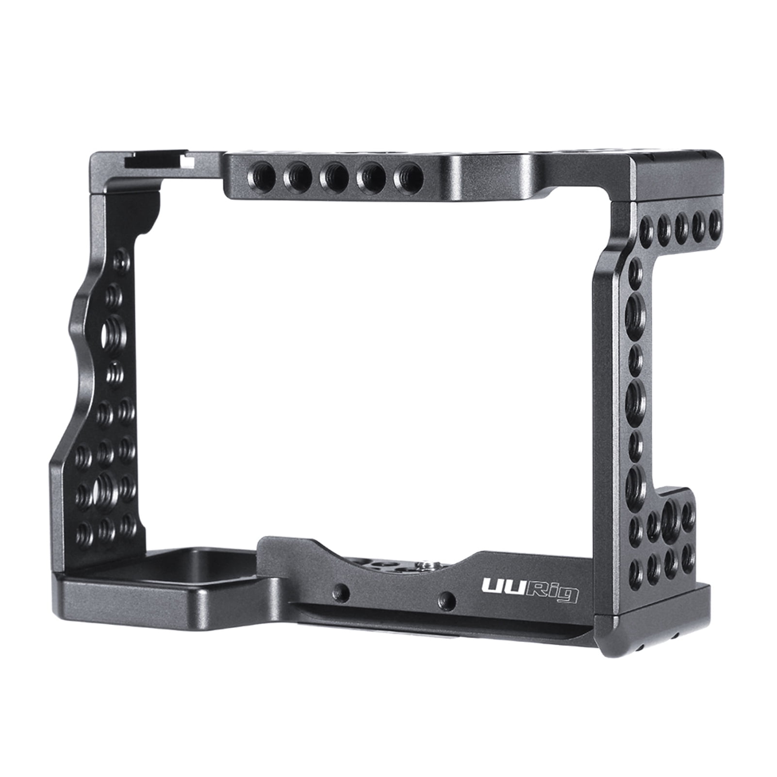UURIG C A73 Camera Cage Aluminum Alloy with Cold Shoe Mount Compatible