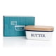 thumbnail image 4 of Caja De Mantequilla Caja De Almacenamiento De Mantequilla Contenedor Con Tapa De Madera Rectángulo Para Hornear En La Cocina Casera Sweethay HA018544-00, 4 of 6