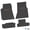Black w/ Orange Insert, variant on Flextread Floor Mats for 08-10 Dodge Challenger RWD - Mopar Licensed Factory Fit - Black w/ Challenger Insert - Custom Vintage - 100% Made in USA
