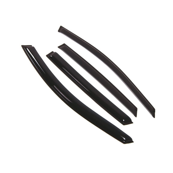 TuningPros Outside Mount Window Visor Deflector Smoke Tinted 4 Pcs Set For 2007-2012 Hyundai Veracruz