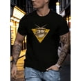 thumbnail image 2 of T-Shirt pour Hommes à Logo Ludwig Drum - Haut à Col Rond à Manches Courtes avec Imprimé Emblématique de la Marque Ludwig, Lavable à la Machine, Convient à Toutes les Saisons, Cadeau de Marchandise de Groupe pour Batteurs et Amateurs de Musique, Tenue Décontractée pour, 2 of 5