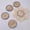 Set F, variant on Elodie 6Pcs Christmas Macrame Ornaments Wood Pieces Round for Christmas Decorations Set A