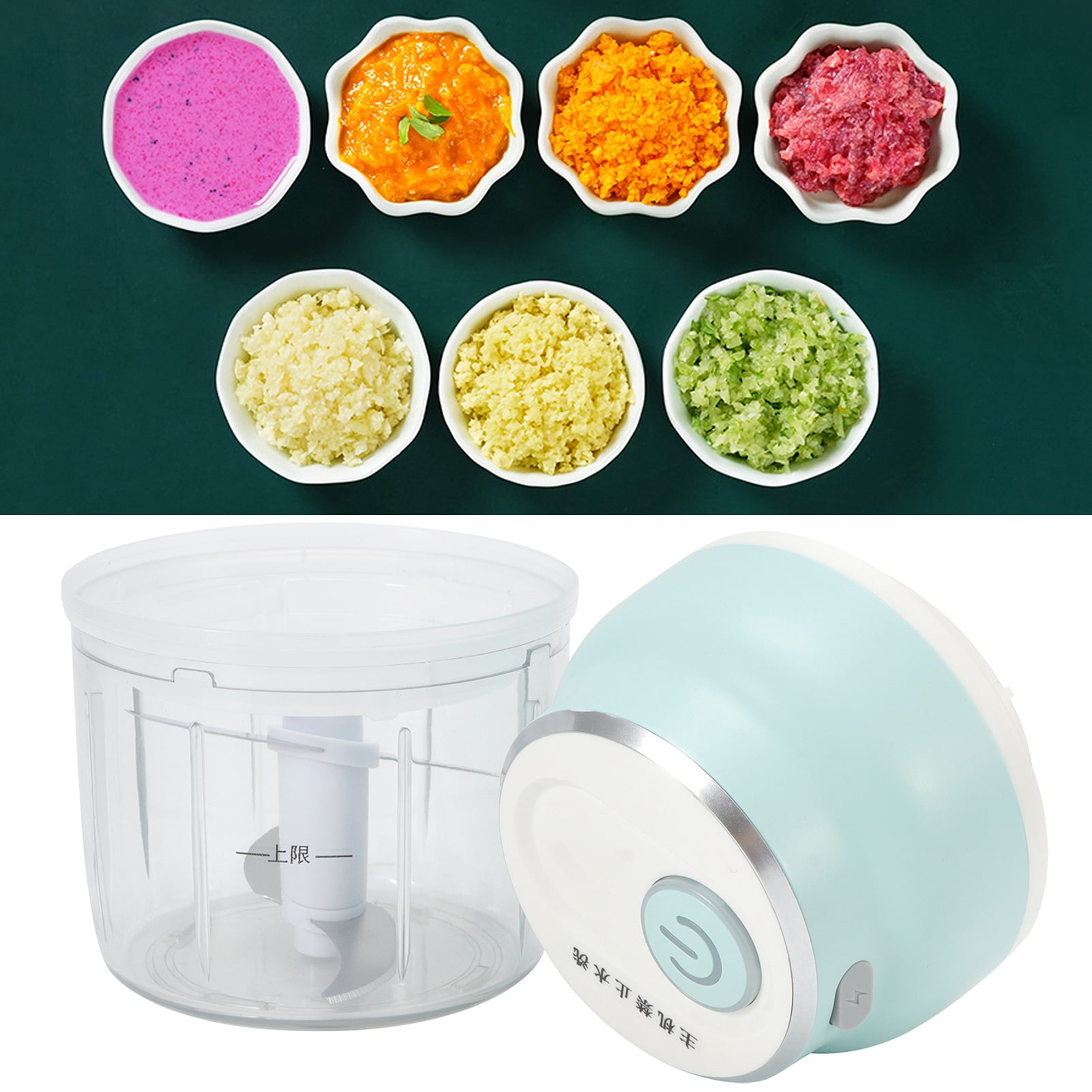 Garosa Electric Mini Food Chopper, Strong And Durable Electric Food