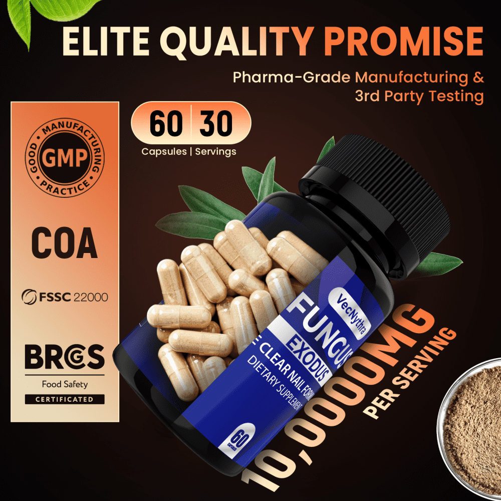 VecNythra Biotin Softgels for Skin and Nail Health, Primary Ingredient Biotin, 180 Capsules, Helps Promote Skin and Nail Health