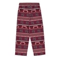 thumbnail image 4 of Infant & Newborn Outerstuff  Garnet South Carolina Gamecocks Ugly Sweater Pajama Set, 4 of 5