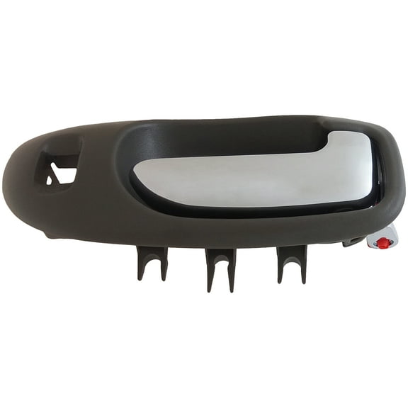 Dorman 93284 Front Passenger Side Interior Door Handle for Specific Chrysler / Dodge Models, Chrome Lever; Gray Housing
