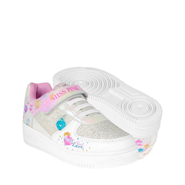 TENIS NIÑA MISS PINK SUIZA SIMIPIEL PLATA Miss Pink SUIZA