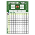 thumbnail image 1 of Póster de piscina de fútbol | (13 pulgadas x 19 pulgadas) Tabla de billar con cuadrados de fútbol | Póster de fútbol de piscina de oficina | Decoraciones para fiestas de caza mayor | Póster de la pisc, 1 of 5