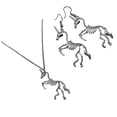 thumbnail image 3 of Here's a refined and friendly product description for your **3 Pcs Skeleton Pendant Jewelry Set**:\n\n \n\n✨ **3 Piece Skeleton Jewelry Set for Women** ✨, 3 of 5