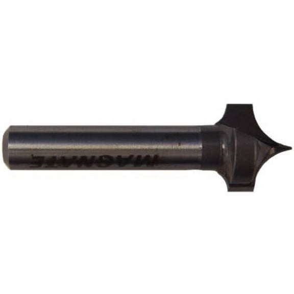 Magnate 7503 Point Cutting Roundover Router Bits — 1/4" Radius; 1/4" Shank Diameter; 1/2" Cutting Length; 1-1/4" Shank Length