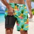 thumbnail image 2 of Kcolen Mens Swim Trunks 8 Inch Soild Color Mens Board Shorts Stretchy Upf Mens Bathing Suit 9 Inch Inseam Swim Trunks Men Beach Summer Fashion Swimwear, 2 of 7