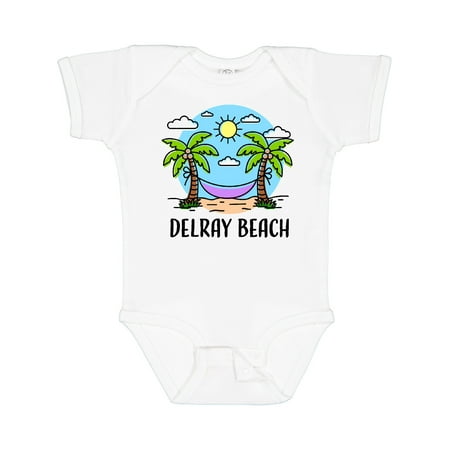 

Inktastic Summer Vacation in Delray Beach Gift Baby Boy or Baby Girl Bodysuit