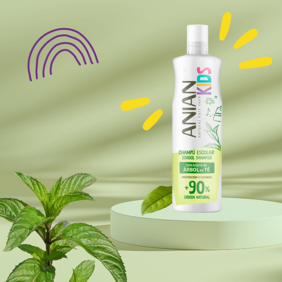 Anian Natural Care Anian Champu Escolar Aceite Arbol De Te