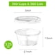 thumbnail image 2 of Juego de vasos Jello Shot Cups Dealusy 360 de 100 ml con tapa, aptos para alimentos, 2 of 7