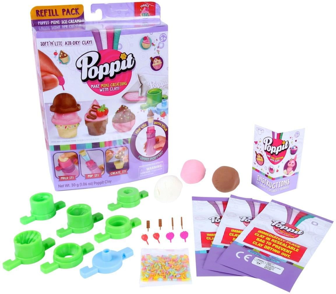 Activity Doh Cupcake Ice Cream Factory Play Craft Toy Modeling Clay 16 PIECE SET 