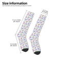 thumbnail image 2 of Balery Butterflies on Polka Dots Calcetines novedosos Calcetines deportivos Calcetines hasta la rodilla Calcetines de algodón Calcetines originales y geniales, 2 of 6