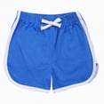 thumbnail image 4 of NIEWTR Girls' Slim Fit Athletic Shorts Adjustment Drawstring Running Shorts Quick Dry Soft Bottom(Blue,13-14 Years), 4 of 5