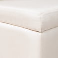 thumbnail image 5 of Noble House Iris Beige Fabric Storage Ottoman, 5 of 8