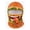 04 Single Burger, variant on Funny Blonde Woman Smile Ski Mask, Printed Balaclava Face Cover with Neck Coverage, Novelty Fabric Headwear for Skiing, Snowboarding, Winter Trips, Costume Parties and Group Photos