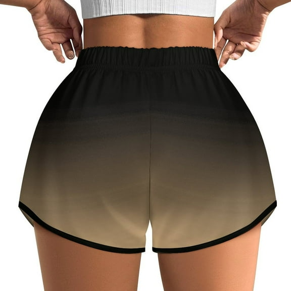 Women's Originals Shorts, Jersey Sports Shorts, Gym Shorts For Women, Burlywood Faded Dark, S, Plus Size Available