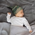 thumbnail image 4 of Sikiie Jungle Green Camo USA Flag Baby Newborn Hats, Infant Knotted Baby Hat, Beanie Top Knot Caps for Baby Boys Girls, 4 of 5