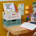 thumbnail image 2 of 3 Sprouts Folding Crate - Medium - Cream, 2 of 5