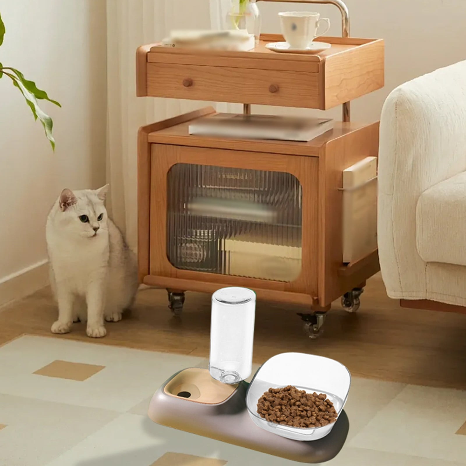 Automatic Pet Feeder Programmable Cat Food Dispenser Smart Electronic Device For Convenient Daily Feeding Solution Ideal For Busy Owners