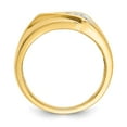 thumbnail image 2 of Solid 14k Yellow Gold Diamond Men's Ring Band Size 10.5 (.325 cttw.), 2 of 6